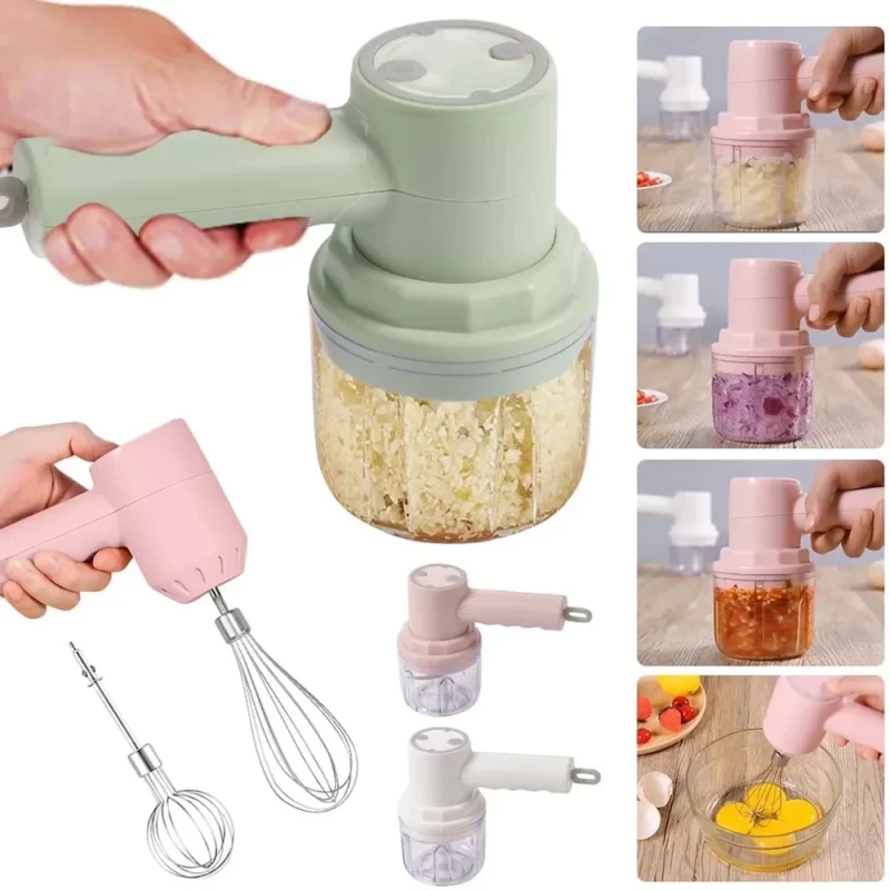 3 in 1 rechargeable kitchen tool